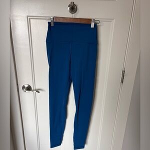 CRZ Yoga Women's Blue High-Waisted Leggings 28 inch